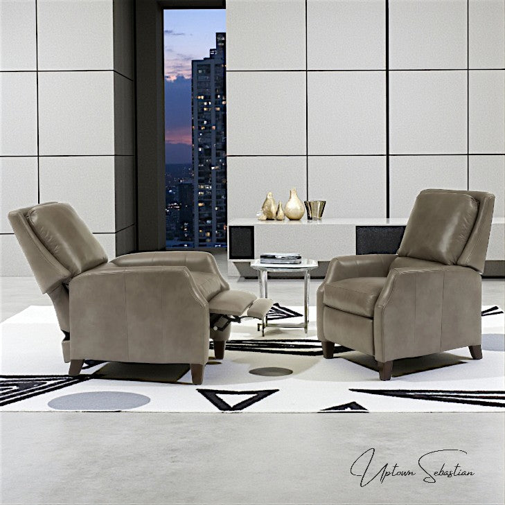 Uptown Sebastian Titan Leather Power Push Button Recliner