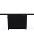 Rectangular Polymer Chat Height Fire Table - LOOMLAN - Telescope - Outdoor Fire Tables