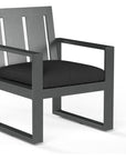 Redondo Sunbrella Outdoor Dining Armchair 2PC - LOOMLAN - Sunset West - Outdoor Dining Chairs