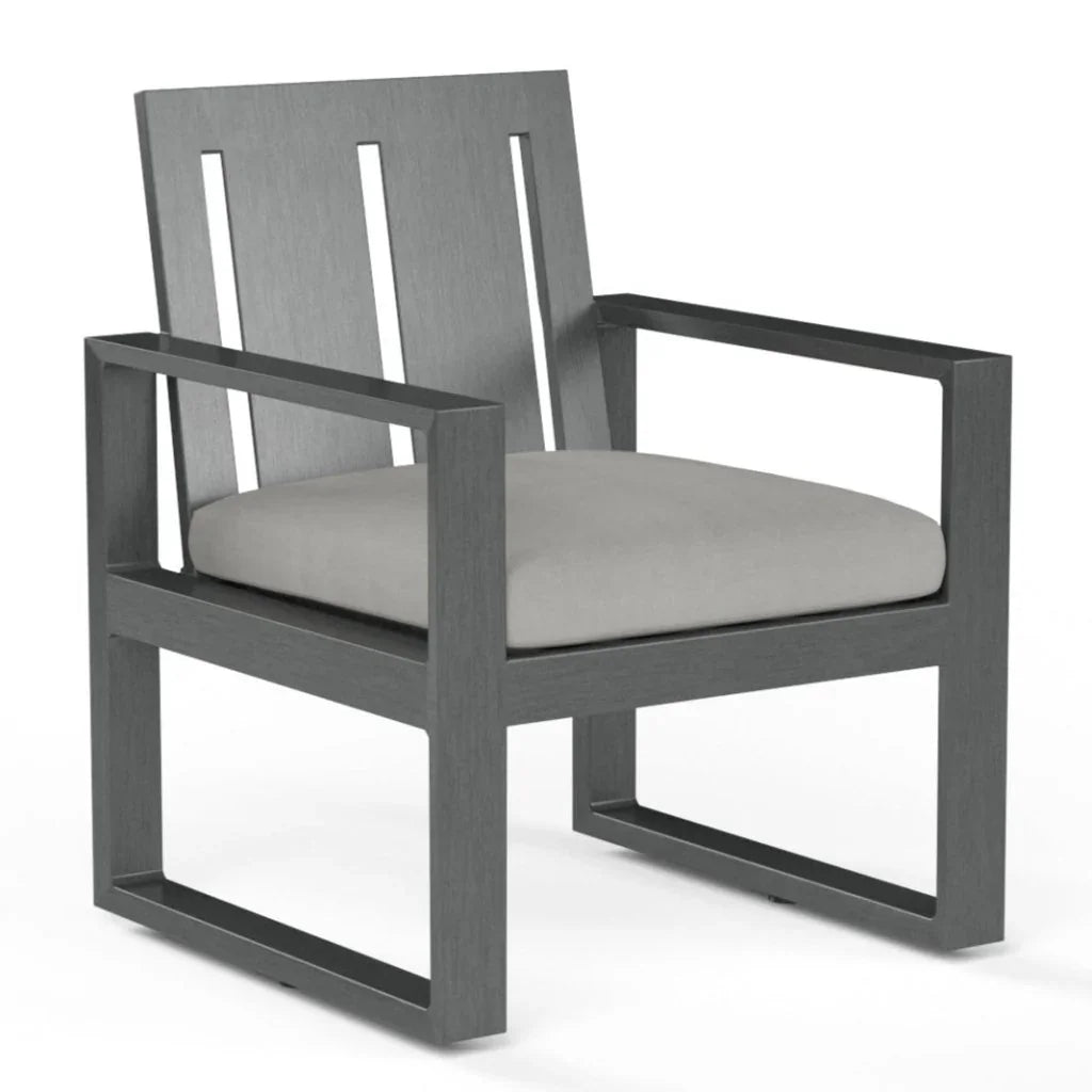 Redondo Sunbrella Outdoor Dining Armchair 2PC - LOOMLAN - Sunset West - Outdoor Dining Chairs