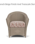 Lloyd Flanders Reflections Wicker Dining Chair Sunbrella Cushion
