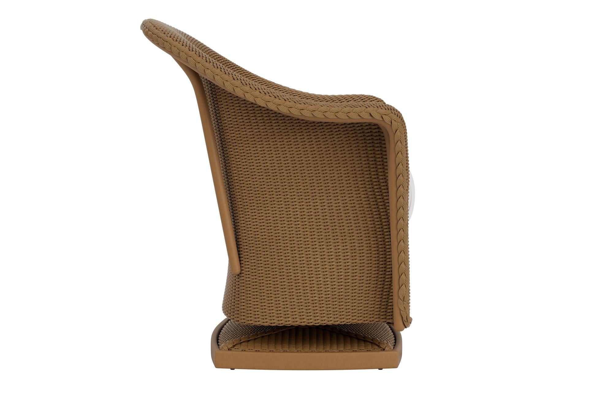 Lloyd Flanders Reflections Wicker Patio Swivel Rocker Dining Chair
