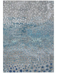 LOOMLAN Rugs Renora Gray Washable Indoor-Outdoor Rug