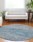 LOOMLAN Rugs Renora Gray Washable Indoor-Outdoor Rug