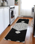 LOOMLAN Rugs Riven Black Washable Indoor-Outdoor Rug