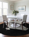 LOOMLAN Rugs Riven Black Washable Indoor-Outdoor Rug
