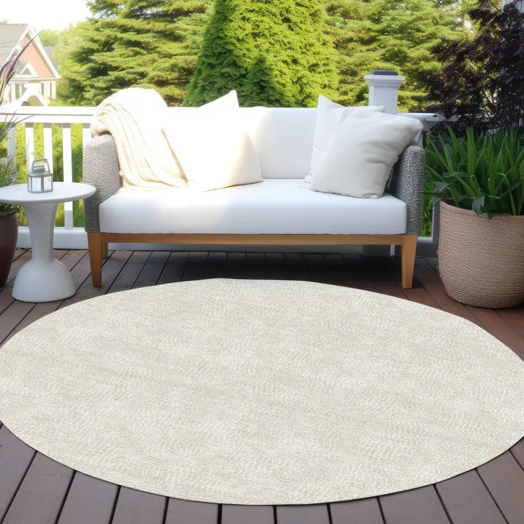 LOOMLAN Rugs Riyala Beige Washable Indoor-Outdoor Rug