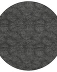 LOOMLAN Rugs Riyala Black Washable Indoor-Outdoor Rug