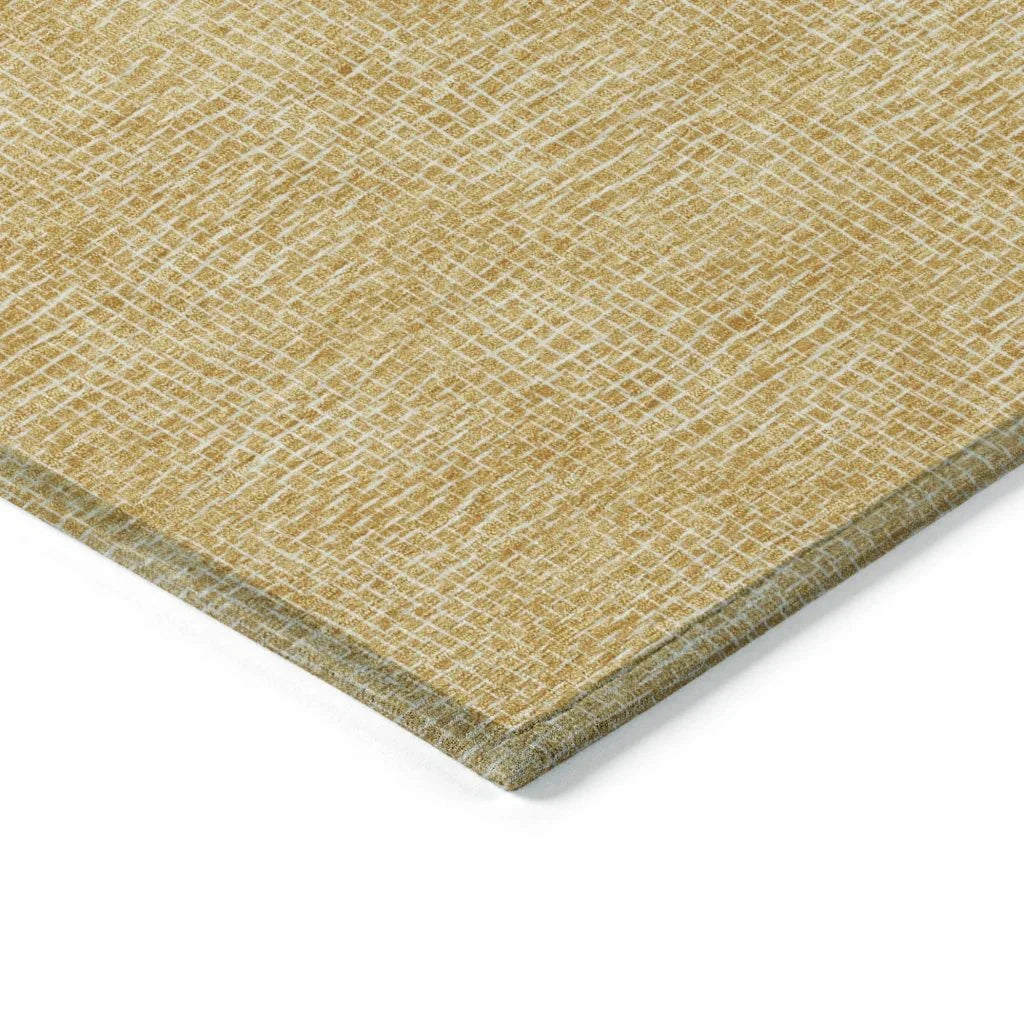 LOOMLAN Rugs Riyala Gold Washable Indoor-Outdoor Rug