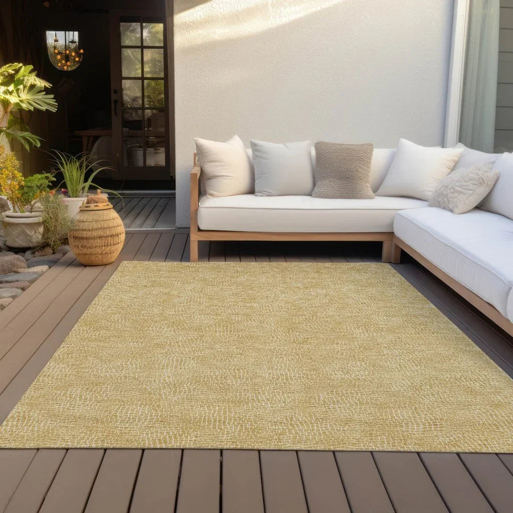 LOOMLAN Rugs Riyala Gold Washable Indoor-Outdoor Rug