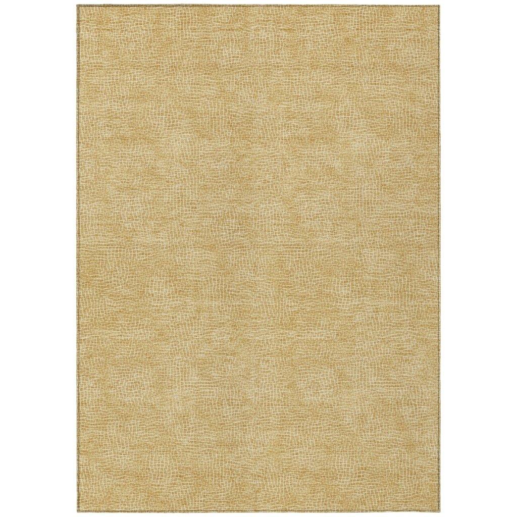 LOOMLAN Rugs Riyala Gold Washable Indoor-Outdoor Rug