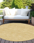 LOOMLAN Rugs Riyala Gold Washable Indoor-Outdoor Rug