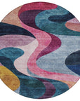 LOOMLAN Rugs Rory Green Washable Indoor-Outdoor Rug