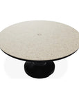 Round Origins Table Pedestal Base - LOOMLAN - Telescope - Outdoor Dining Tables