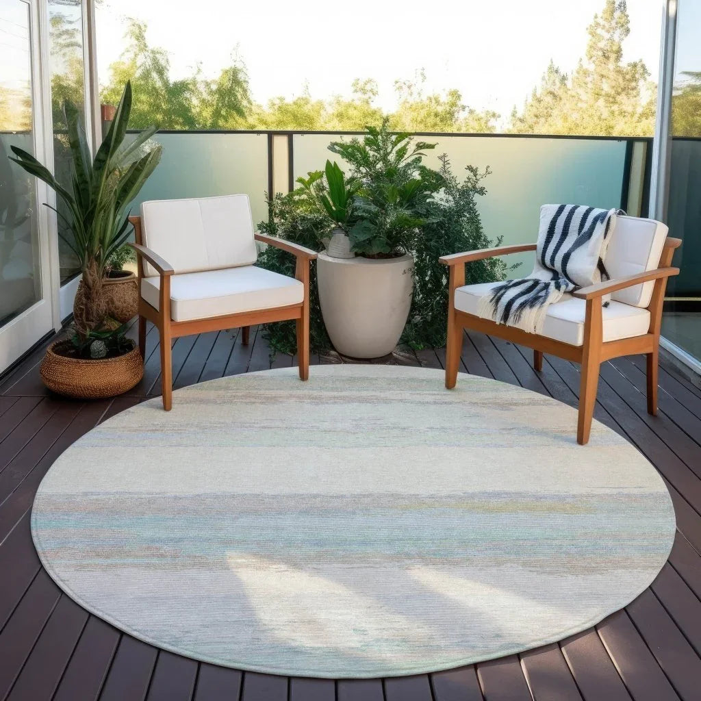 LOOMLAN Rugs Runa Ivory Washable Indoor-Outdoor Rug