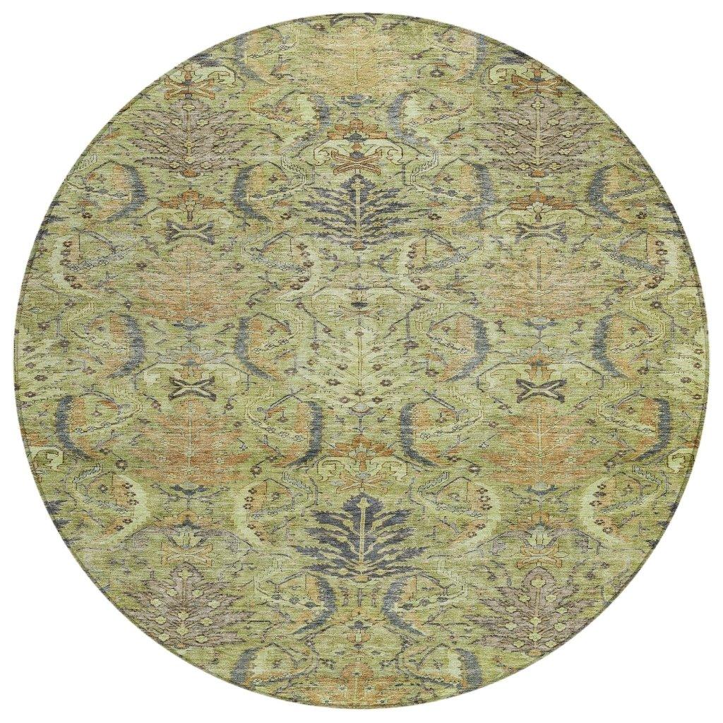 LOOMLAN Rugs Rustica Aloe Washable Indoor-Outdoor Rug