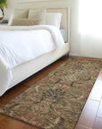 LOOMLAN Rugs Rustica Brown Washable Indoor-Outdoor Rug