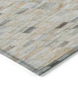 LOOMLAN Rugs Ruzenth Ivory Washable Indoor-Outdoor Rug