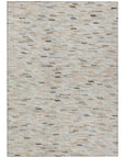 LOOMLAN Rugs Ruzenth Ivory Washable Indoor-Outdoor Rug