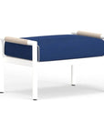 Sabbia Weather - Resistant Outdoor Ottoman - LOOMLAN - Sunset West - Outdoor Ottomans