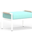 Sabbia Weather - Resistant Outdoor Ottoman - LOOMLAN - Sunset West - Outdoor Ottomans