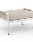 Sabbia Weather - Resistant Outdoor Ottoman - LOOMLAN - Sunset West - Outdoor Ottomans