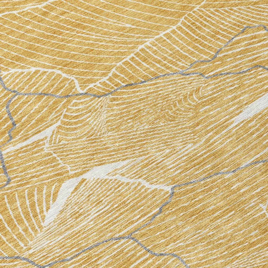 LOOMLAN Rugs Sahari Gold Washable Indoor-Outdoor Rug