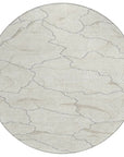 LOOMLAN Rugs Sahari Ivory Washable Indoor-Outdoor Rug