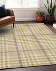 LOOMLAN Rugs Samira Gold Washable Indoor-Outdoor Rug