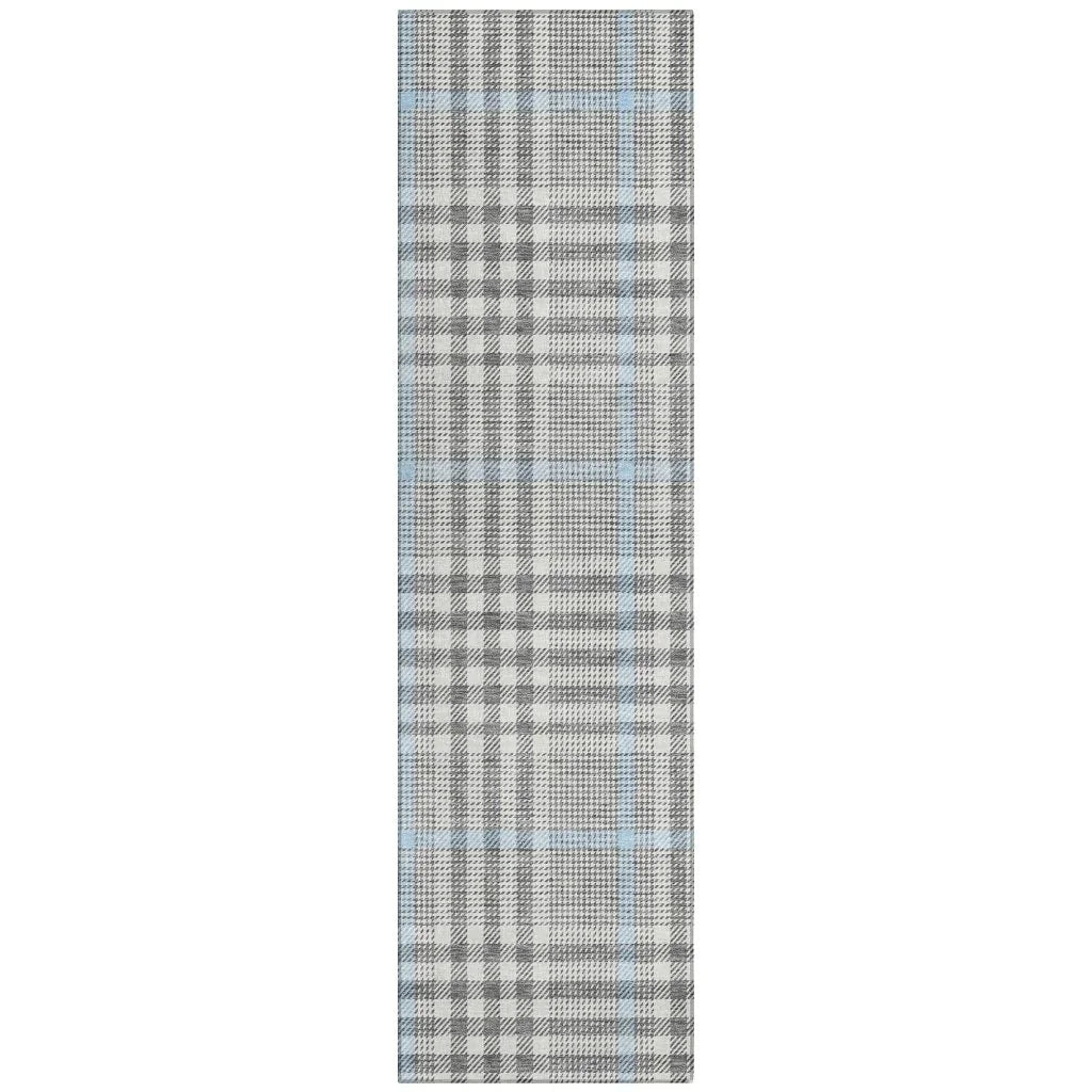 LOOMLAN Rugs Samira Gray Washable Indoor-Outdoor Rug