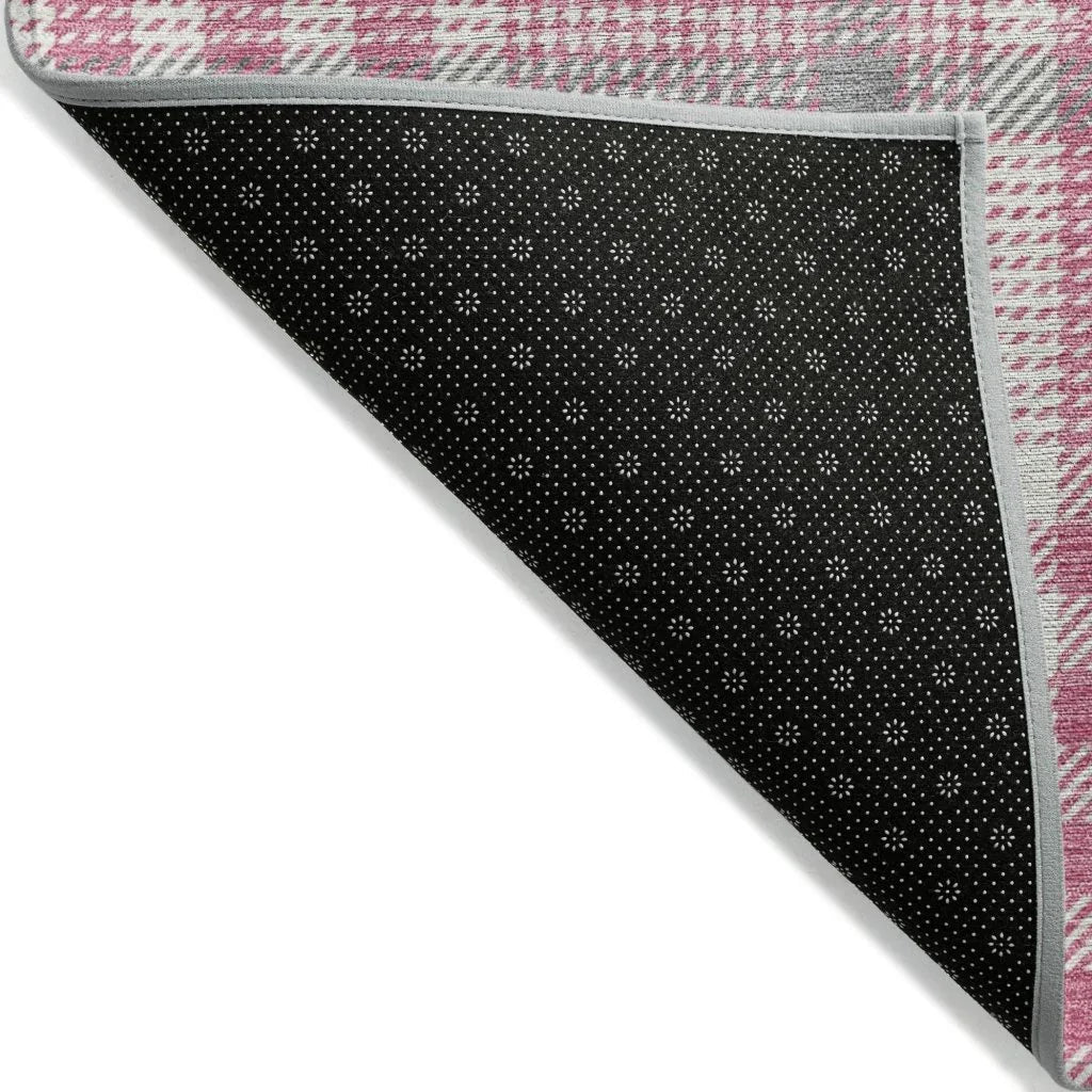 LOOMLAN Rugs Samira Pink Washable Indoor-Outdoor Rug
