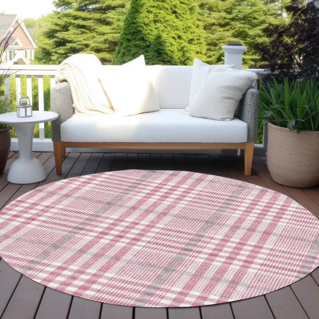 LOOMLAN Rugs Samira Pink Washable Indoor-Outdoor Rug