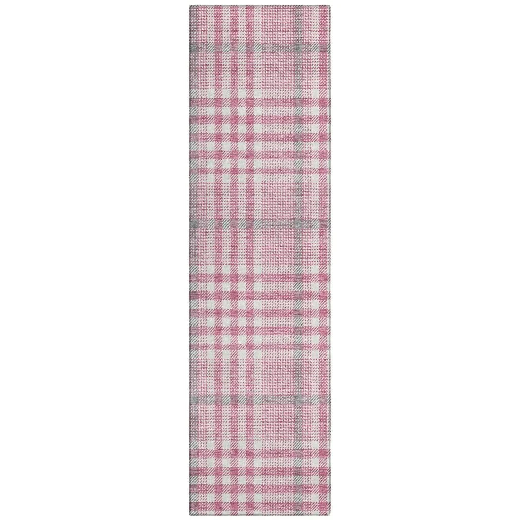 LOOMLAN Rugs Samira Pink Washable Indoor-Outdoor Rug