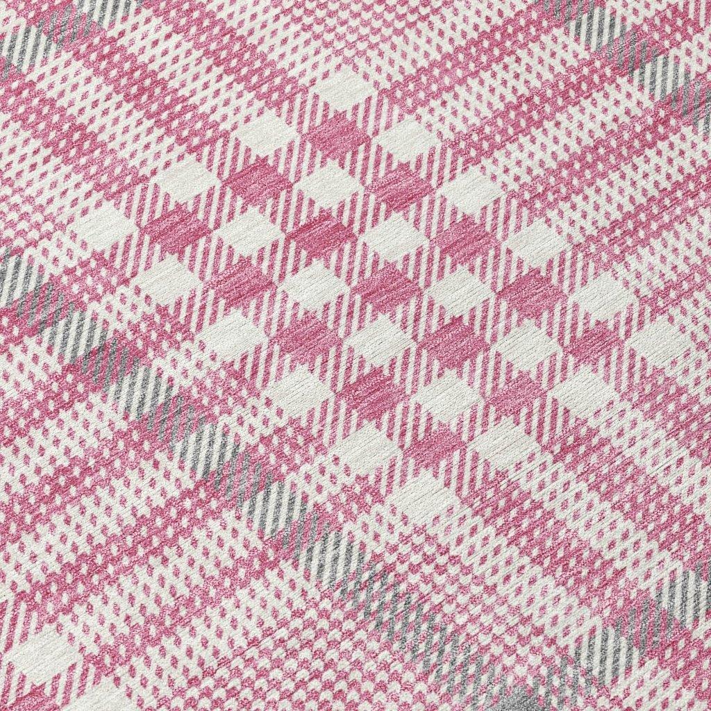 LOOMLAN Rugs Samira Pink Washable Indoor-Outdoor Rug