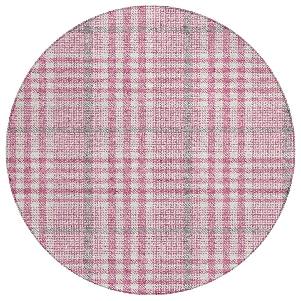 LOOMLAN Rugs Samira Pink Washable Indoor-Outdoor Rug