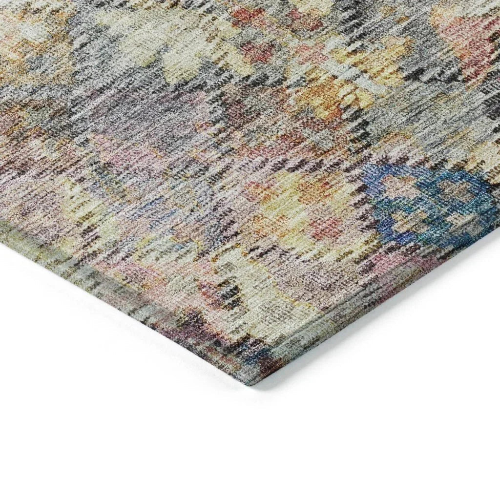 LOOMLAN Rugs San Marino Gold Washable Indoor-Outdoor Rug