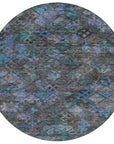 LOOMLAN Rugs San Marino Teal Washable Indoor-Outdoor Rug