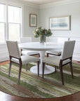 LOOMLAN Rugs Sanara Green Washable Indoor-Outdoor Rug
