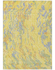 LOOMLAN Rugs Saphara Yellow Washable Indoor-Outdoor Rug
