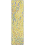 LOOMLAN Rugs Saphara Yellow Washable Indoor-Outdoor Rug