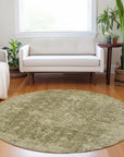 LOOMLAN Rugs Scarlune Brown Washable Indoor-Outdoor Rug