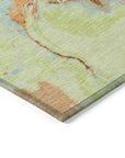 LOOMLAN Rugs Selene Aloe Washable Indoor-Outdoor Rug