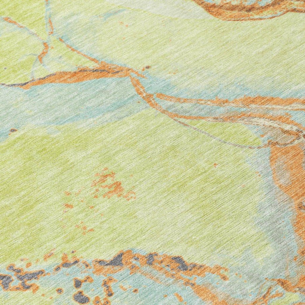 LOOMLAN Rugs Selene Aloe Washable Indoor-Outdoor Rug