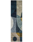 LOOMLAN Rugs Seraphine Blue Washable Indoor-Outdoor Rug