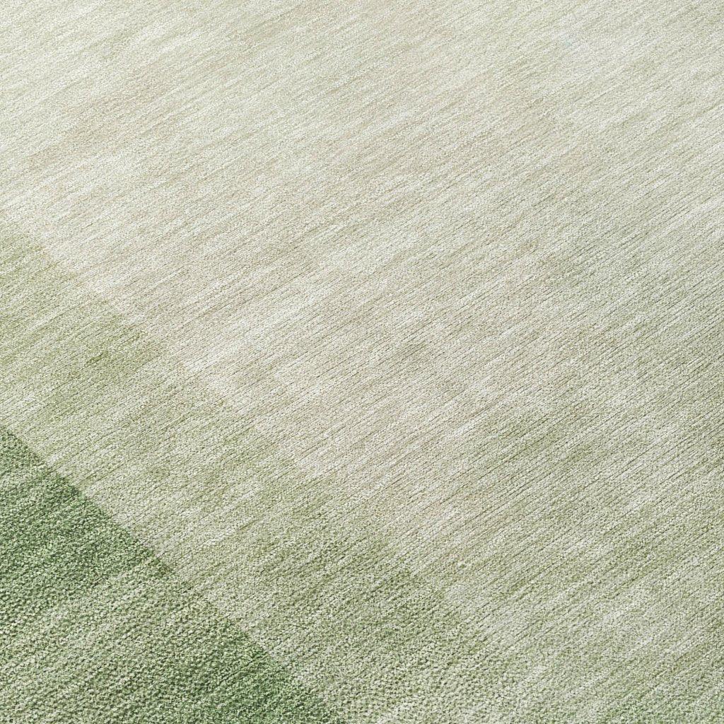 LOOMLAN Rugs Serephina Green Washable Indoor-Outdoor Rug