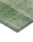 LOOMLAN Rugs Serephina Green Washable Indoor-Outdoor Rug