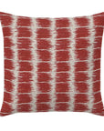 Sicily Crimson Handmade Outdoor Pillow - LOOMLAN - Earnest Collection - Outdoor Pillows