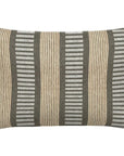 Sideline Mocha Handmade Outdoor Pillow - LOOMLAN - Earnest Collection - Outdoor Pillows