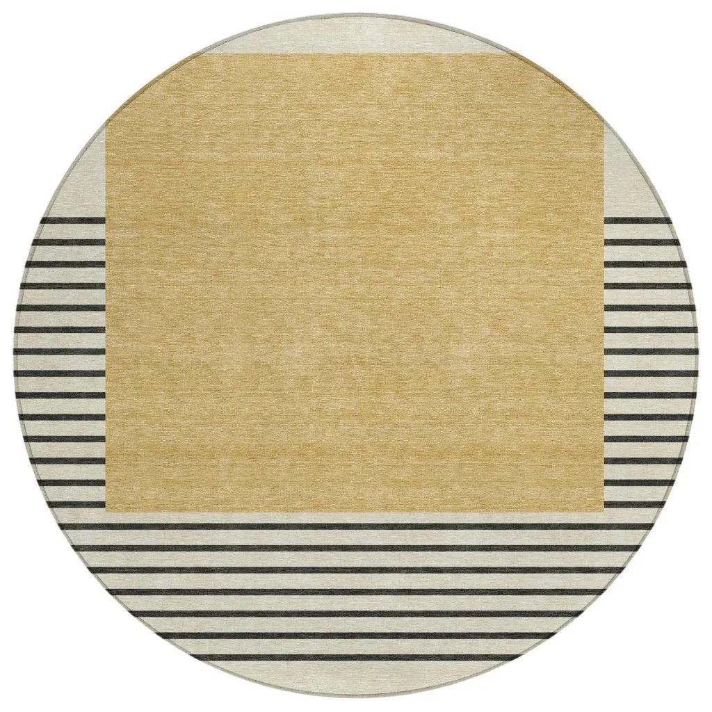 LOOMLAN Rugs Sienna Gold Washable Indoor-Outdoor Rug
