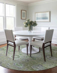 LOOMLAN Rugs Sofia Green Washable Indoor-Outdoor Rug